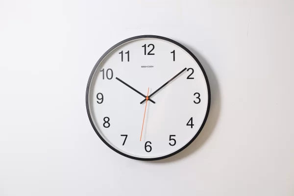 Photo of a clock from Unsplash.