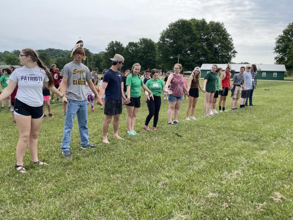 Wood County Teen Leaders participate in field day on June 15, 2023 while they work Wood County Younger Camp at Wood County 4-H Campgrounds.