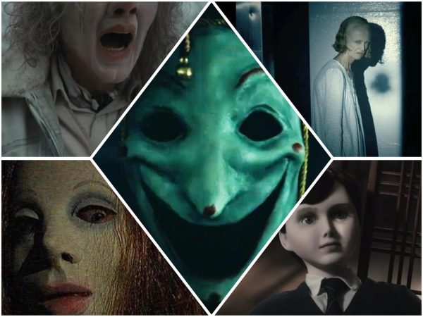 This Picsart graphic contains scenes from five horror movies.