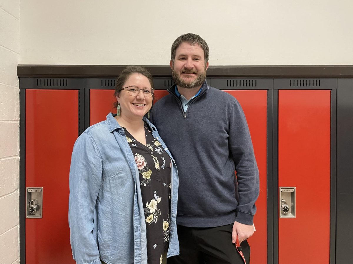 Math teacher Kate Blaker and history teacher Jeff Blaker.