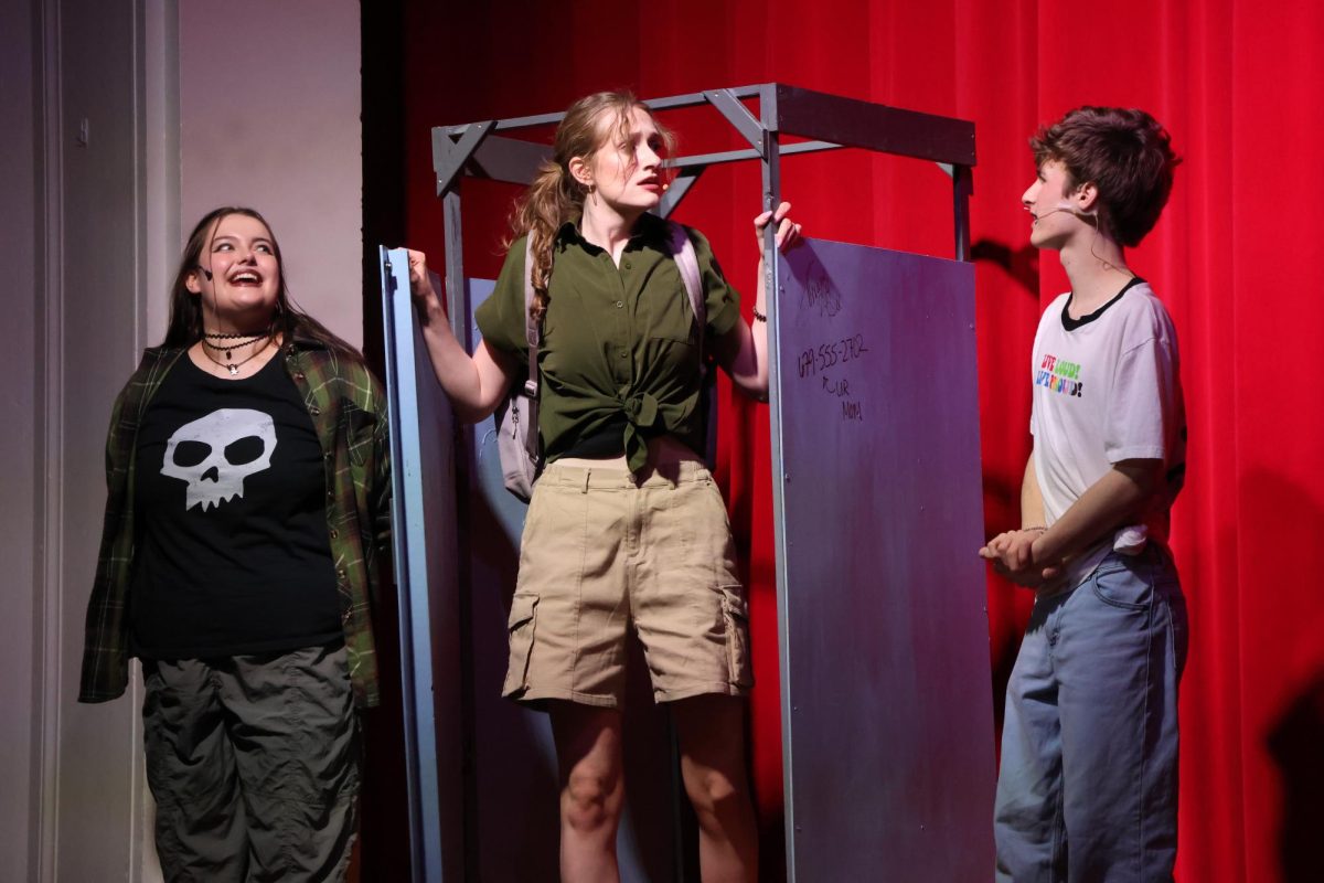 Grace Miller, Daphne Cockerham and Zachary Gaston in “Mean Girls”