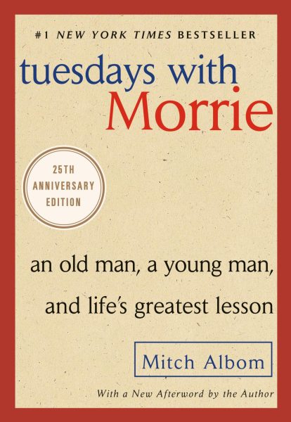 "Tuesdays with Morrie" cover. 