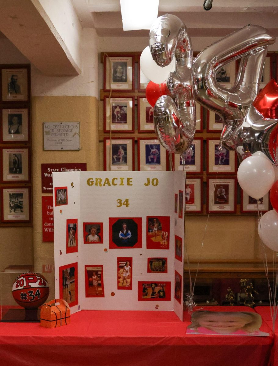 Point guard and shooting guard Gracie Lively's senior board.
