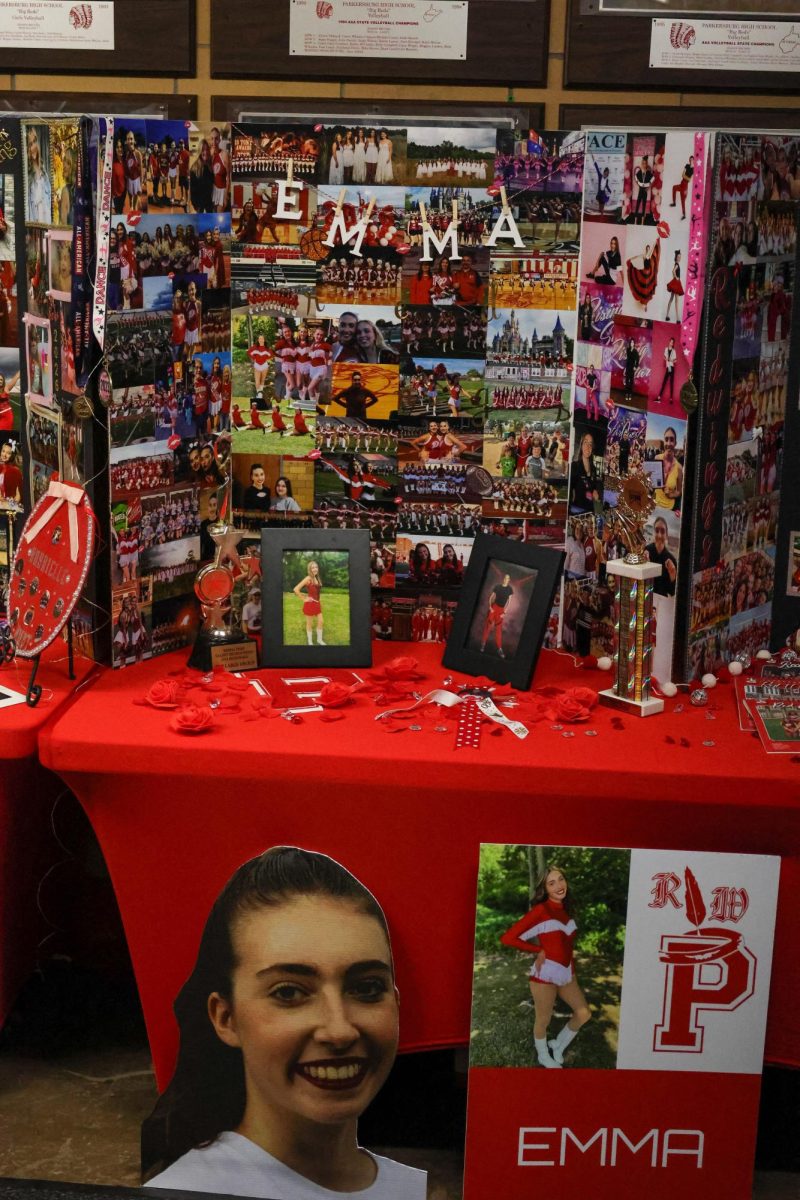 Red Wing Emma Coleman's senior board.