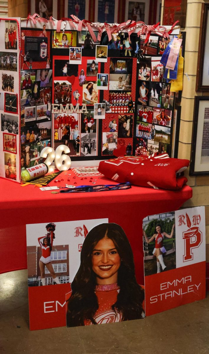 Red Wing Emma Stanley's senior board.