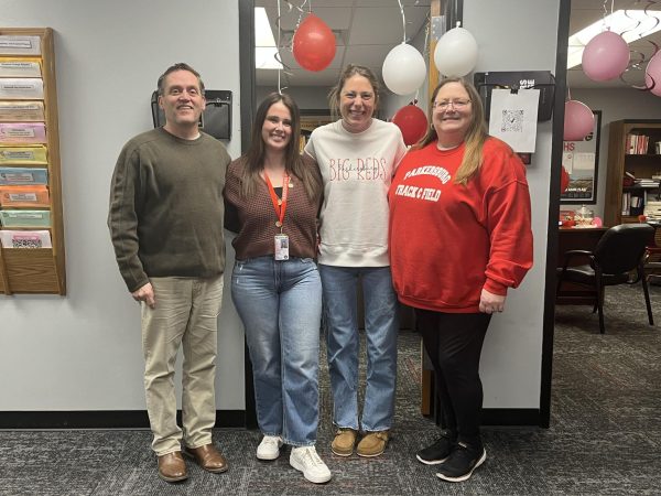 Counselors Brian Sprague, Alyssa Hoffmann, Megan Bost and Pam Bauman.